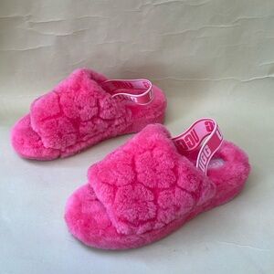 New reddish pink UGG shoes